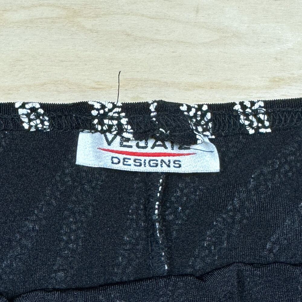 Vintage 1990s Abstract Zebra Print Slinky Midi Dr… - image 5